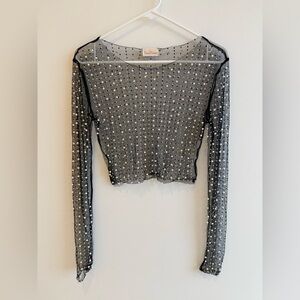 Beach Bunny Champagne Nights Mesh Top